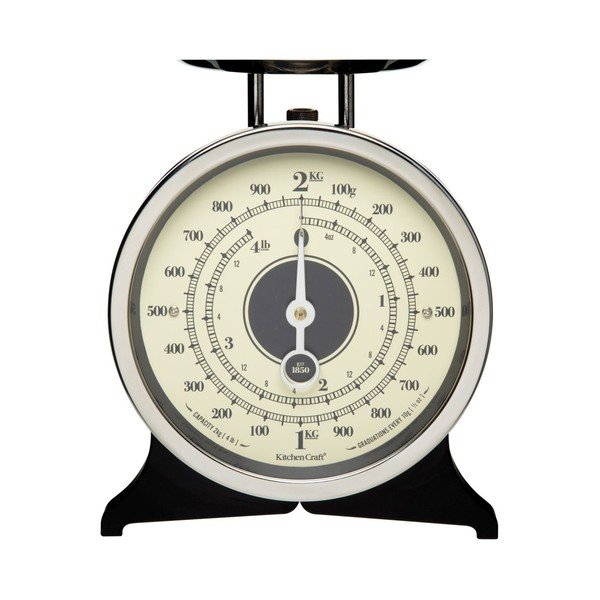 Čierna kuchynská váha Kitchen Craft Classic Collection-image-1
