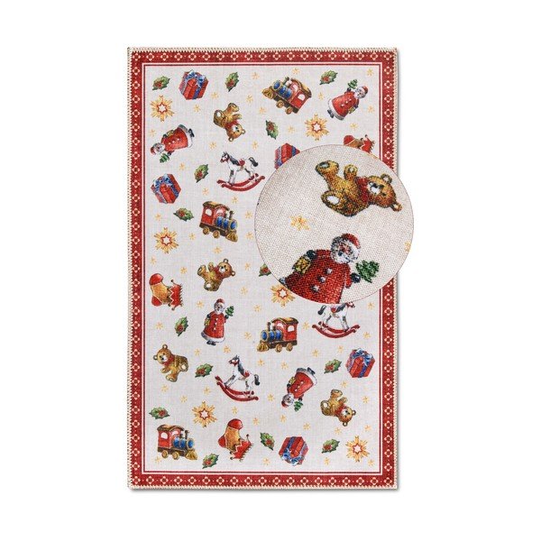 Červený koberec s vianočným motívom 50x80 cm Red Christmas – Villeroy&Boch