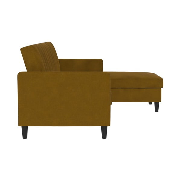 Žltá rozkladacia rohová pohovka Celine – Støraa-image-4