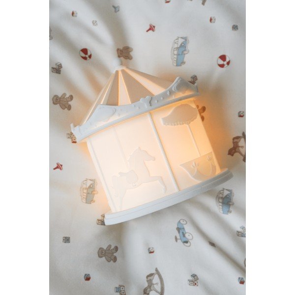 Slonovinové detské nočné svietidlo Carousel Off-White – Cam Cam Copenhagen-image-1
