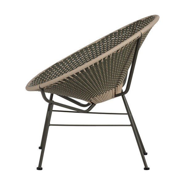 Zelené z umelého ratanu záhradné kreslo Kazoun – WOOOD-image-3