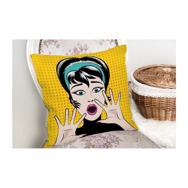 Obliečka na vankúš s prímesou bavlny Minimalist Cushion Covers PopArt Points, 45 × 45 cm-image-2