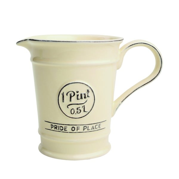Krémový porcelánový džbánik T&G Woodware Pride of Place, 500 ml