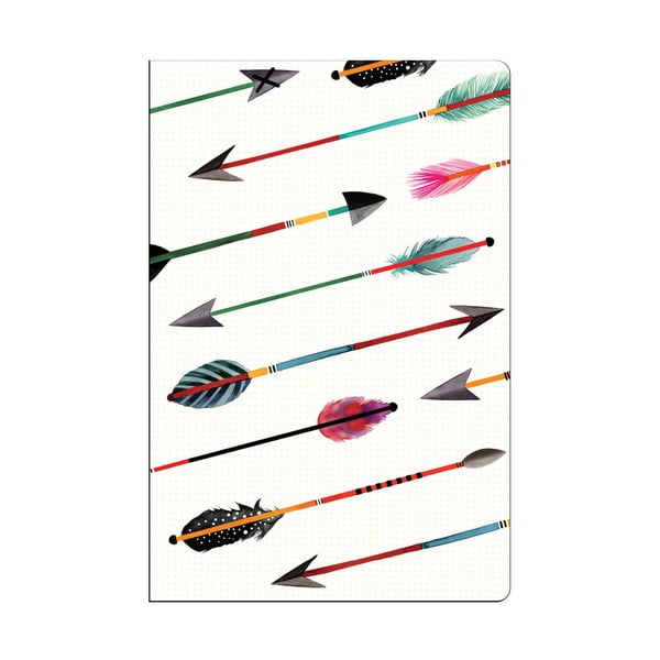Mini zápisníky Galison Mudpuppy Arrows & Feathers