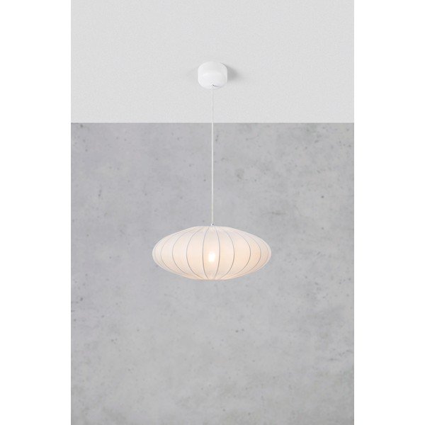 Biele závesné svietidlo ø 50 cm Solia – Markslöjd-image-3
