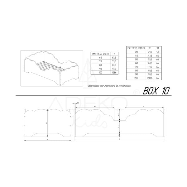 Detská posteľ z borovicového dreva Adeko BOX 10, 80 × 200 cm-image-3