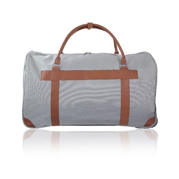 Sivá cestovná taška na kolieskach GENTLEMAN FARMER Oslo, 63 l-image-3