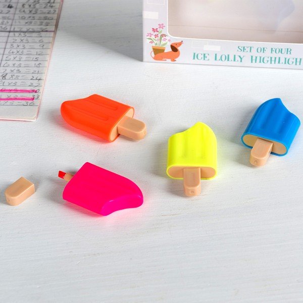 Sada 4 zvýrazňovačov Rex London Ice Lolly-image-1