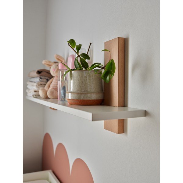 Biela nástenná polica Pinio Swing-image-1