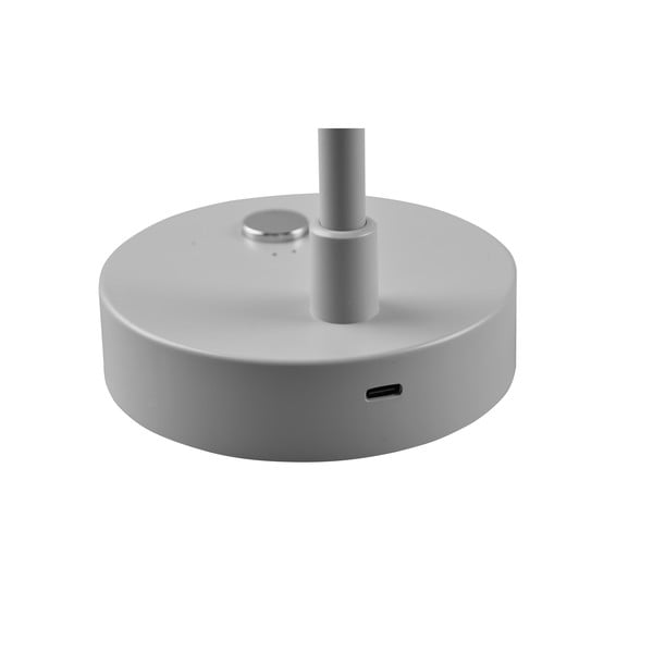 Svetlosivá LED stolová lampa so stmievačom (výška  28 cm) Lenny – Trio-image-4