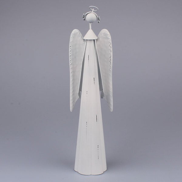 Dekoratívny biely anjel Dakls