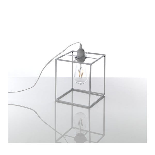 Biela stolová lampa Tomasucci Stick, 20 × 18 x 18 cm