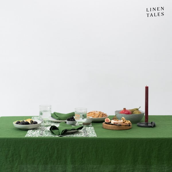Ľanový obrus 140x250 cm True Green – Linen Tales-image-2