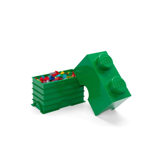 Zelený úložný dvojbox LEGO®-image-3