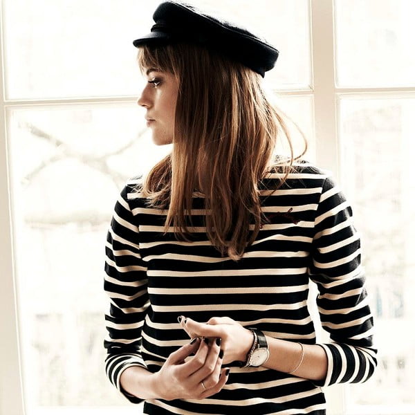 Bielo-zelené dámske hodinky Rosefield The Bowery-image-3