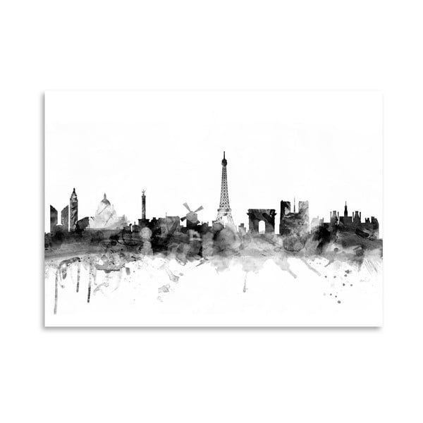Plagát Americanflat Paris Skyline, 42 x 30 cm