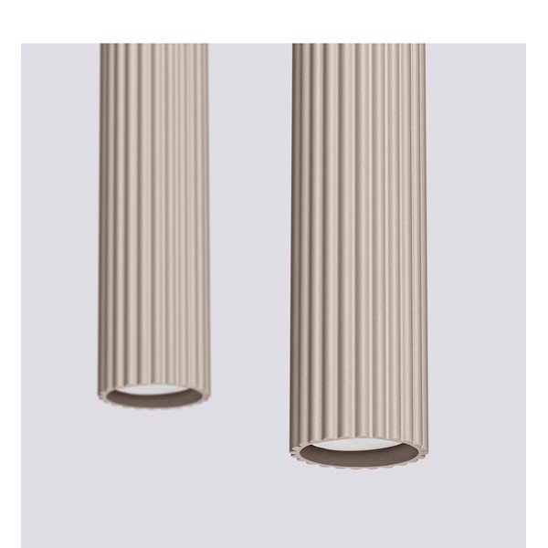 Taupe kovové závesné svietidlo Gleam – Sollux-image-4