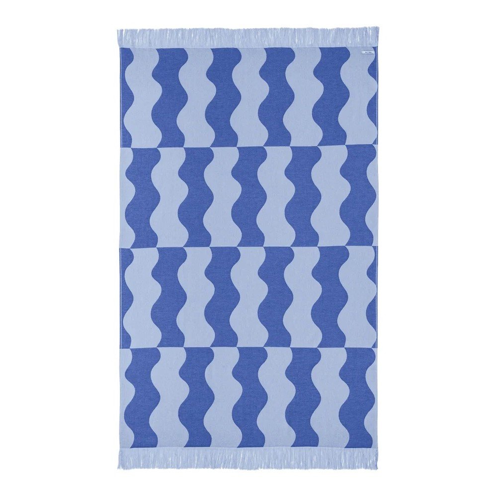 E-shop Modrá bavlnená plážová osuška 100x160 cm Nugo – noo.ma
