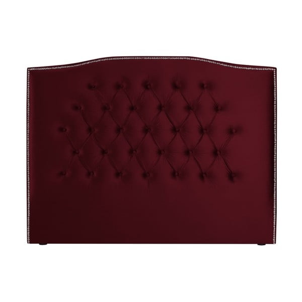 Červené čelo postele Mazzini Sofas, 140 × 120 cm