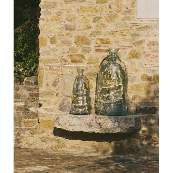 Vysoká váza z recyklovaného skla (výška  75 cm) Brenna – Kave Home-image-1