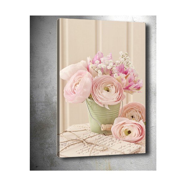 Obraz Tablo Center Pastel Roses, 40 × 60 cm