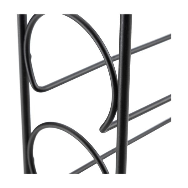 Kovový stojan na víno na 4 fľaše – Compactor-image-1