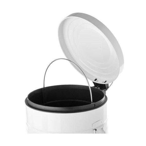 Biely odpadkový kôš z kovu Casa Selección, 20 l-image-1