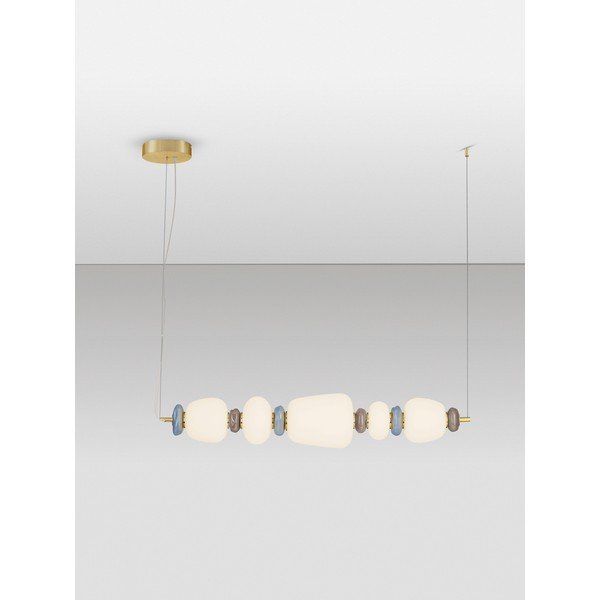 Biele/v zlatej farbe kovové LED závesné svietidlo so stmievačom s porcelánovým tienidlom/so skleneným tienidlom Palo – Nova Luce-image-4