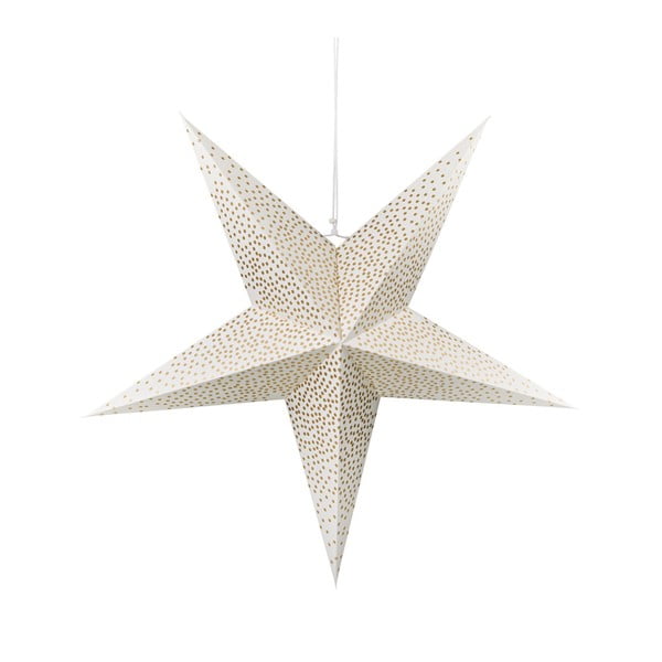 Biela papierová dekoratívna hviezda Butlers Magica. ⌀ 60 cm