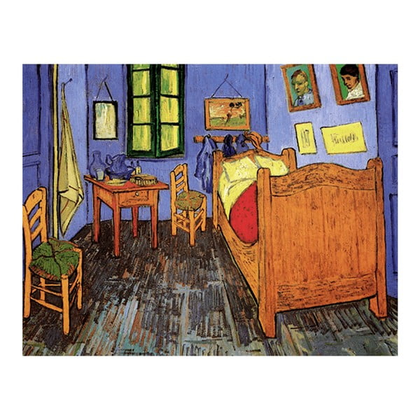 Obraz Vincenta van Gogha - Vincent's Bedroom in Arles, 50x40 cm