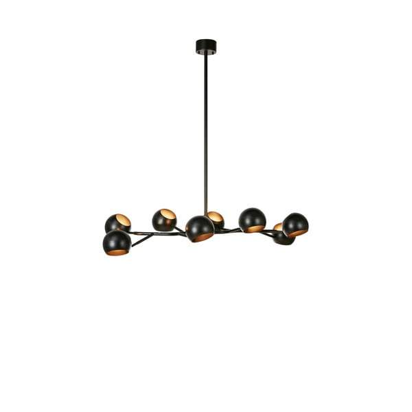 Čierne závesné svietidlo s kovovým tienidlom Edgar – Markslöjd-image-4