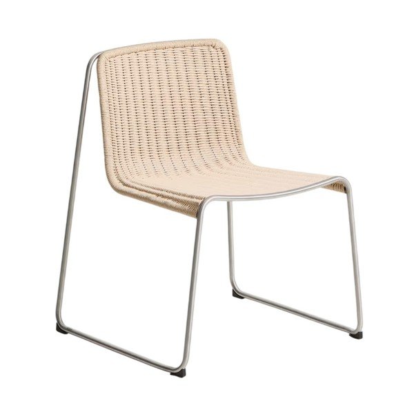 Béžová záhradná stolička Tavari – Kave Home