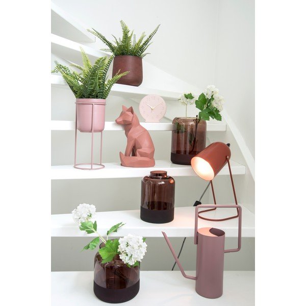 Svetloružová kovová kanvička PT LIVING Grace, výška 29 cm-image-1