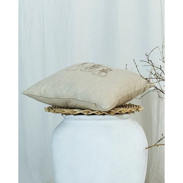 Obliečka na vankúš s prímesou bavlny 45x45 cm – Mila Home-image-1