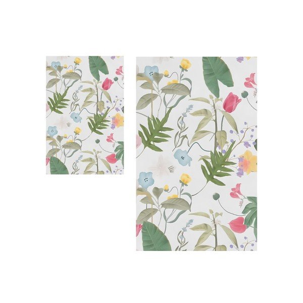 Kúpeľňové predložky v súprave 2 ks 60x100 cm Floral – Mila Home