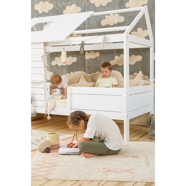 Ružovo-krémový prateľný ručne tkaný bavlnený koberec 120x160 cm Atlas Natural – Lorena Canals-image-3