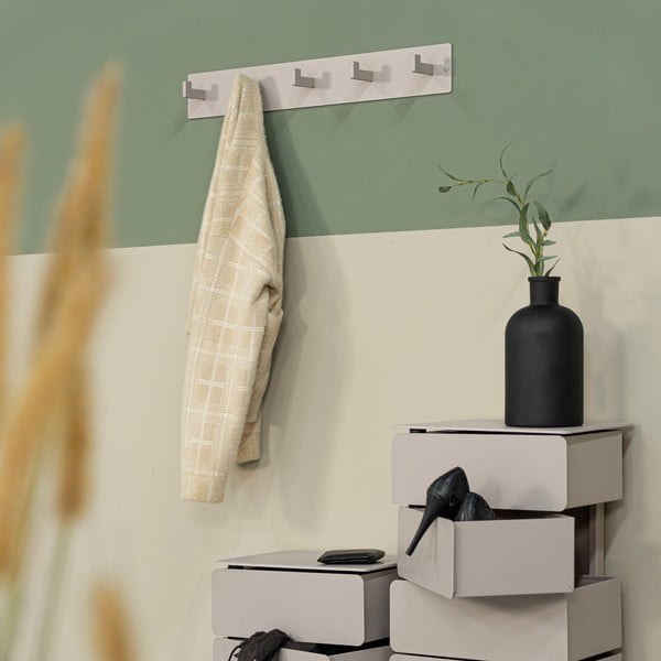 Taupe kovový nástenný vešiak 70 cm Leatherman – Spinder Design-image-3