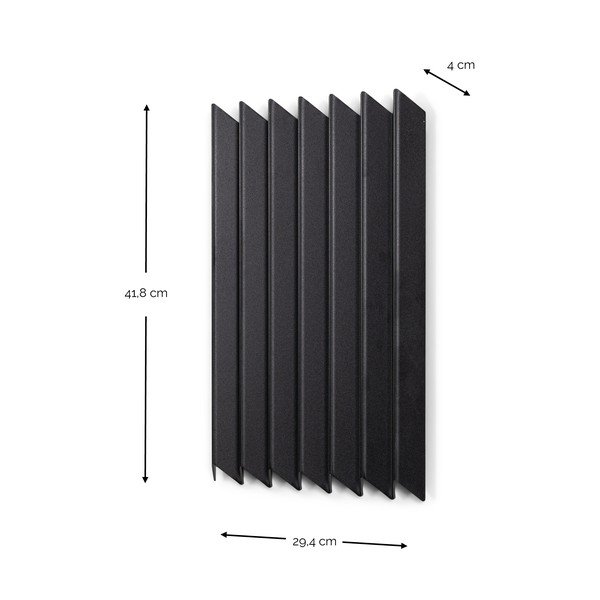 Čierny kovový nástenný vešiak 29 cm Sensu – Spinder Design-image-4