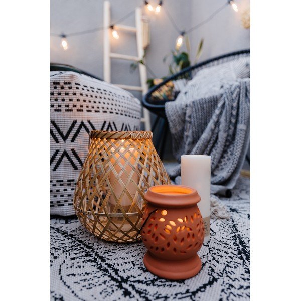 Bambusový lampáš Compactor Bamboo Lantern, ⌀ 25 cm-image-1