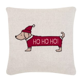 Vianočná bavlnená dekoratívna obliečka na vankúš Westwing Collection Santas Little Helper, 40 x 40 cm