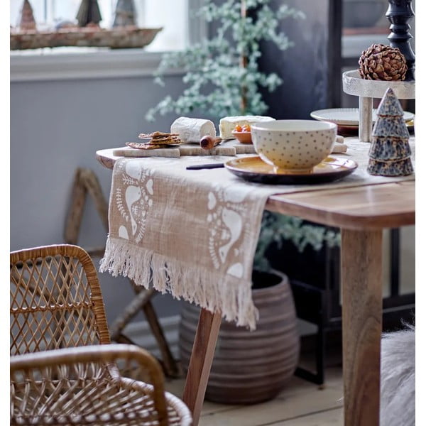 Drevená závesná vianočná ozdoba Bloomingville Rai-image-1