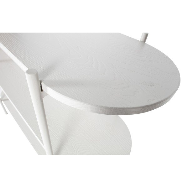 Svetlosivá knižnica z jaseňového dreva 120x92 cm Tender – BePureHome-image-1