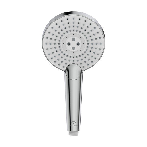 Plastová sprchová hlavica v lesklo striebornej farbe IdealRain Evo Jet – Ideal Standard-image-2