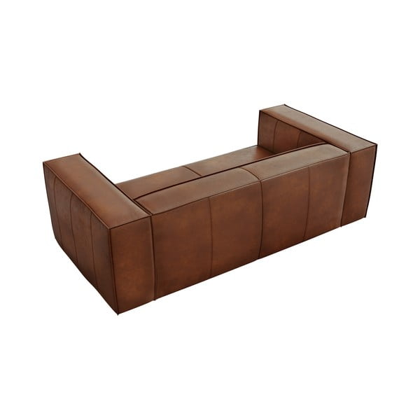 Koňakovohnedá kožená pohovka 212 cm Madame - Windsor & Co Sofas-image-4