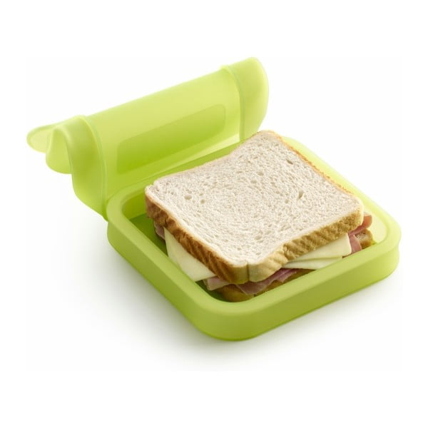 Silikónový obal na sendvič Lékué, zelený