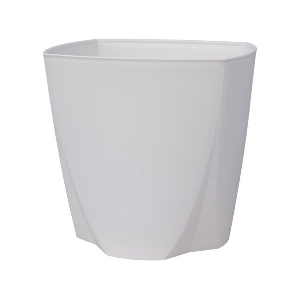 Biely kvetináč Plastia Camay, ø 30 cm
