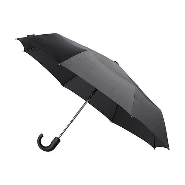 Čierny dáždnik Ambiance mini-Max Black