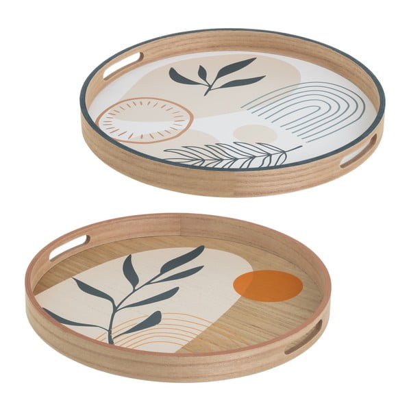 Drevené tácky v súprave 2 ks ø 40 cm – Casa Selección