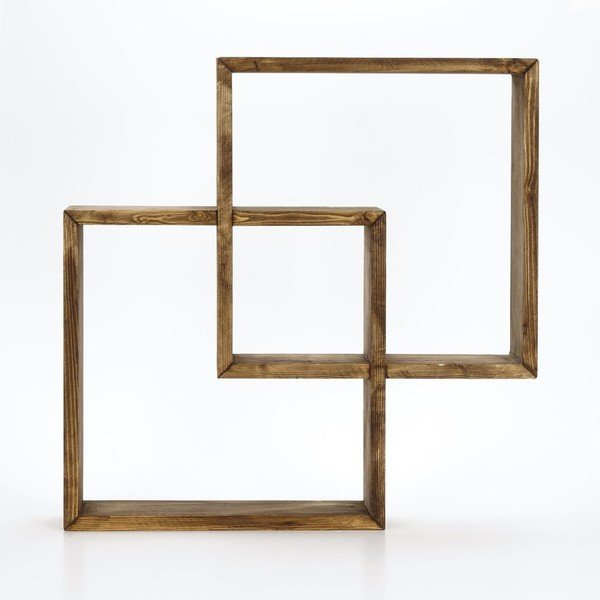 Drevená polica Squarre-image-2