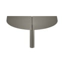 Sivá oceľová polica 30 cm Oru – Blomus